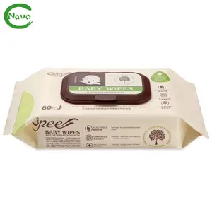 private label wholesale bamboo organic baby wet wipes with lid