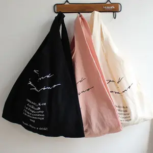 थोक कम कीमत कपास कैनवास shoppingbag