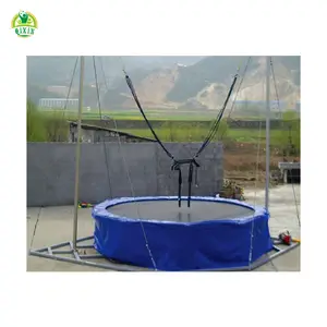 QX-122B Trampolin Bungee Satu Orang Paling Populer/Tempat Tidur Trampolin Besar/Taman Trampolin Anak-anak