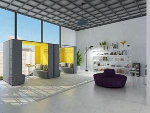 โซฟาสำนักงานแบบมีหลังสูง ทันสมัย สำหรับพื้นที่ประชุม สนทนา เจรจาธุรกิจ พร้อมคุณสมบัติกันเสียง - Product Image 3