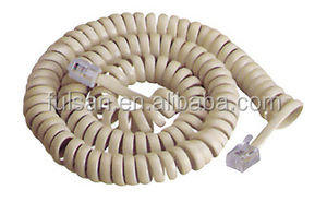 Câble téléphonique en spirale de haute qualité 4P4C 6P6C - Product Image 2