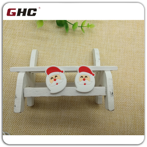 Bouchon en caoutchouc de mode 2D Père Noël écouteur être un cadeau - Product Image 3
