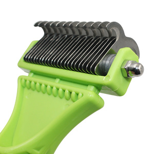 KUDI-Herramienta de depilación para mascotas de alta calidad, doble cara, rastrillo de pelo, peine, cepillo para perros - Product Image 3