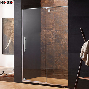 Phòng Tắm Mới Đến Loại Phẳng Kính Cường Lực Cửa Trượt Vòi Hoa Sen Màn Hình Tủ Với Cửa Gấp - Product Image 4