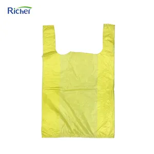 Прозрачная пластиковая сумка для покупок различных размеров с логотипом для универмага