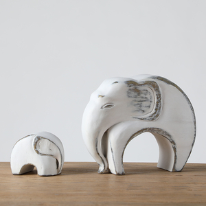 Intérieurs de maison Ornements familiaux en résine Décoration artisanale Statues d'éléphants Décoration intérieure en résine - Product Image 3