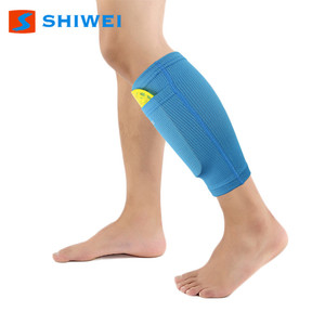 Latest SHIWEI-6002# Soccer Shin Guard Stays Sock <strong>Calf</strong> <strong>Sleeves</strong> with Pocket Can Holding Shin Pads - Product Image 2