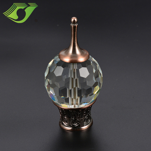 Gordijn Staaf Elegante Kristallen Staven Eindstukken Glas Gordijn Kruisbloem Ijzeren Morden Luxe Gordijn Polen Tracks & Accessoires - Product Image 6