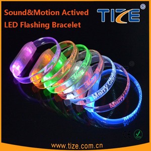 Nuevos Productos de Color Rojo Encanto Luz Led Pulsera Para <span class=keywords><strong>El</strong></span> Muchacho - Product Image 5