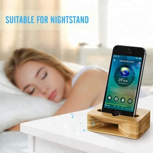 Support de téléphone portable en <span class=keywords><strong>bois</strong></span> de bambou, socle en <span class=keywords><strong>bois</strong></span> naturel - Product Image 4