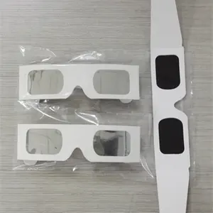 Wholesale Pass CE and ISO Test Paper Solar Eclipse 3D Glasses in Support Custom