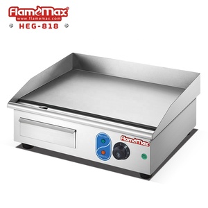 Bàn Thương mại hàng đầu tấm phẳng vỉ nướng Teppanyaki nửa rãnh - Product Image 4