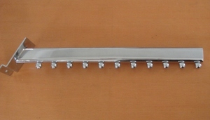 Bán Lẻ Hooks Chrome Kim Loại Hot Bán Slatwall Nước Fall Slatwall Hiển Thị Giá Kim Loại Treo Hiển Thị Hooks - Product Image 6