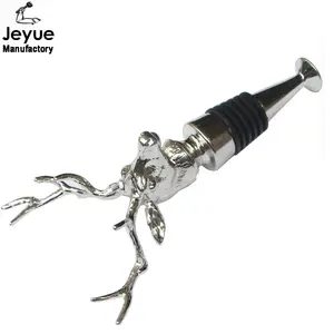 Bottle Stopper Deer Wine Stopper Wildlife Handmade Metal Bottle Stopper Gift