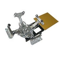 Máquina de Serigrafía Rotativa Manual de Cuatro Estaciones en Oferta, Nuevo Motor Central para Impresoras de Ropa