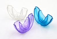 Bretelles orthopédiques en Silicone bleu, embouts dentaires orthodontiques pour les dents