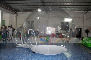 Diseño de moda claro inflable cúpula cápsula casa <span class=keywords><strong>tienda</strong></span> de <span class=keywords><strong>campaña</strong></span> al aire libre - Product Image 5