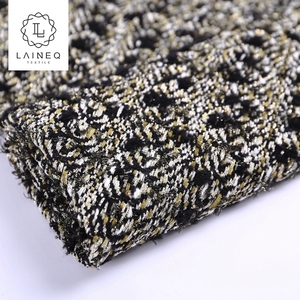 Célèbre marque chine fabricant noir boucle alpaga tissu de laine - Product Image 1