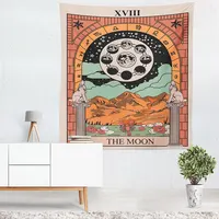 Amazon maßge schneiderte Drops hipping Wandteppich Matten psyche delische Astrologie Tarot Wandteppich