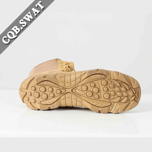 Bottes de combat tactiques pour hommes, chaussures d'hiver pour camouflage, prix bas, semelle en caoutchouc, daim du désert, nylon, bout rond, cuir véritable, maille - Product Image 3