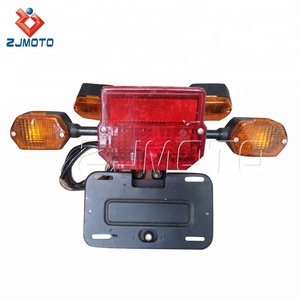 Luz Trasera Integrada con Luz de Matrícula y Certificación E-mark para MZ / Simson / <span class=keywords><strong>SUZUKI</strong></span> - Product Image 1