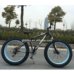 26 "4.0 중국 CE OEM 알루미늄 마운틴 프레임 디스크 브레이크 7 속도 큰 타이어 지방 타이어 스노우 자전거