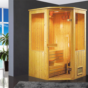 <span class=keywords><strong>Sauna</strong></span> de Lujo HS-SR006 de Tamaño Pequeño 130x130 para Instalación en Esquina - Product Image 2