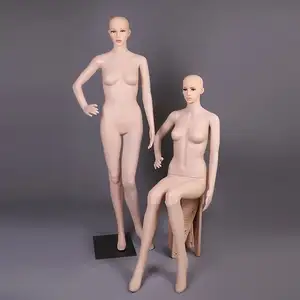 Hoge Kwaliteit Lage Prijs Hoofd Draait Jurk Plastic Realistische Huid Vrouwelijke Mannequin
