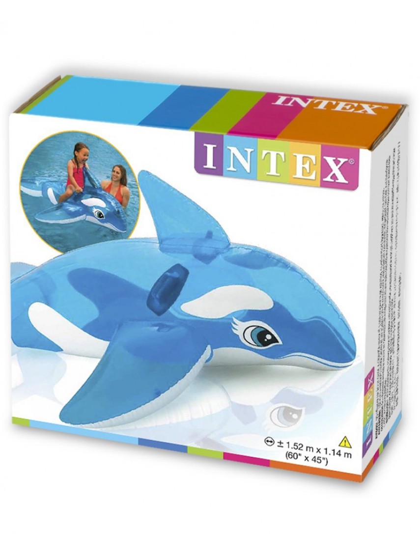 ヨウ③ インテックス58523リルクジラライドオン子供おもちゃプール