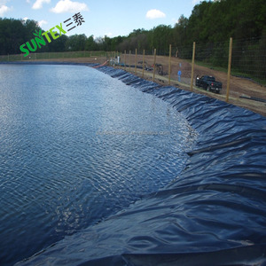 Revêtement d'étang de pisciculture <span class=keywords><strong>renforcé</strong></span> HDPE 160GSM 190GSM <span class=keywords><strong>Géotextile</strong></span> imperméable anti-infiltration pour étangs de jardin - Product Image 4