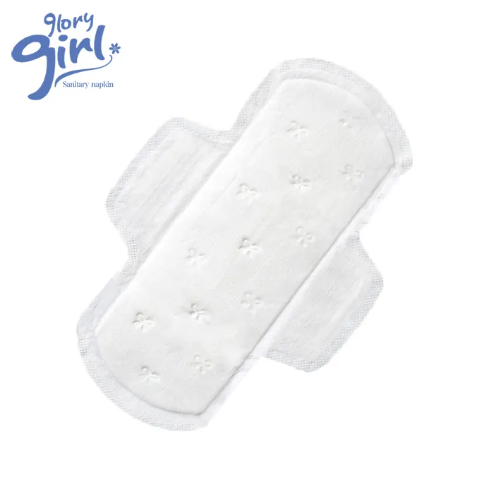 Produk Kebersihan Wanita Katun Organik Pembalut Wanita Perawatan Wanita Bantalan Menstruasi Reguler Pemasok