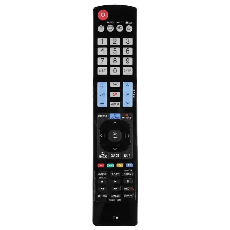 एलजी HDTV एलसीडी के लिए प्रतिस्थापन टीवी रिमोट कंट्रोल AKB73756504 3D स्मार्ट टीवी का नेतृत्व किया