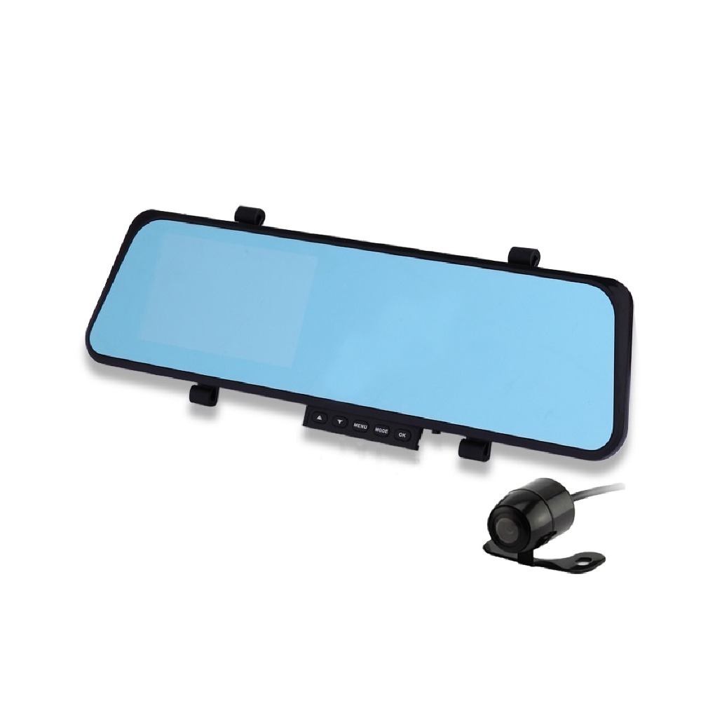 2015 горячая Распродажа Двойная камера Автомобильный видеорегистратор, 1080P зеркало заднего вида видеорегистратор, скрытая камера для автомобиля