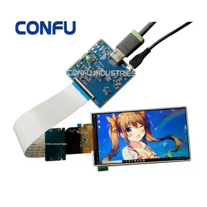 CONFU Hdmii至Mipi DSI驱动板用于AUO G050TAN01.0 5英寸30引脚720*1280 lcd显示器tft lcd用于工业产品
