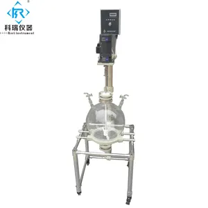 Chemical High Borosilicate Glass Lab Separation equipment oil water separator