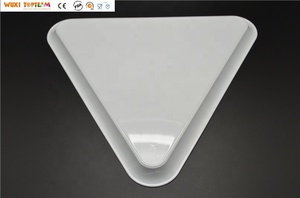 Vassoio di Servizio Triangolare <span class=keywords><strong>in</strong></span> <span class=keywords><strong>Plastica</strong></span> (PS) 16x16x16 Pollici, Stile Classico, Colore Personalizzabile - Product Image 3