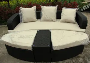 2014 монклер любых погодных плетеные секционные современный диван кушетка дизайн шезлонги