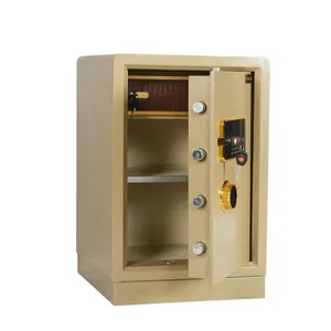 Gold color home money/files/Jewelry storage electronic home safe box