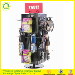 Rotation quatre côtés <span class=keywords><strong>funky</strong></span> <span class=keywords><strong>pop</strong></span> noir métal suspendus présentoir - Product Image 1