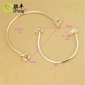 Manija ovalada de Metal para bolso de mano, Asa de aleación de Zinc y Metal, accesorios personalizados para bolsos - Product Image 3