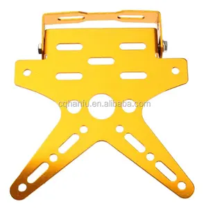 Supporto per telaio targa posteriore per moto supporto per telaio regolabile in alluminio CNC Dirt Bike Atv Sport Scooter Frames