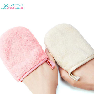 Tapis de nettoyage du visage en microfibre, 1 pièce, réutilisable, nettoyage du maquillage, doux, gants pour femmes - Product Image 1