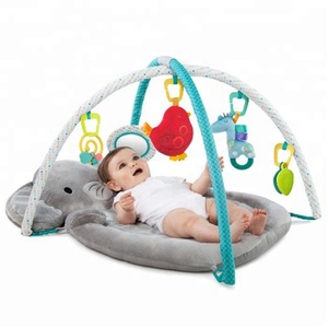 Confort et harmonie éléphant enchanté tapis de gymnastique 2cm d'épaisseur musical et éducatif <span class=keywords><strong>nouveau</strong></span>-<span class=keywords><strong>né</strong></span> à enfant en bas âge <span class=keywords><strong>jouer</strong></span> activité peluche - Product Image 3