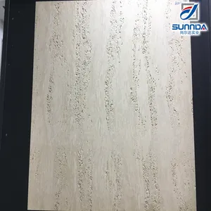 Travertino Piastrelle di Pietra In Stile Mediterraneo di Superficie Opaco Piastrelle In Ceramica, Prezzo di Pavimento In Ceramica Porcellana 60X60 cm Piastrelle