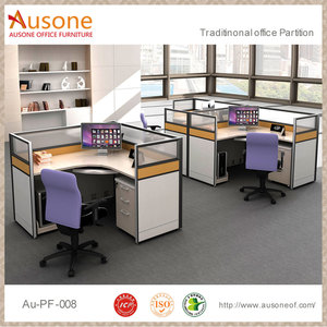 Diseño Moderno de Muebles de Oficina para Centro de Llamadas, Diseño de Cubículo de Oficina para Centro de Llamadas de 6 Asientos - Product Image 5