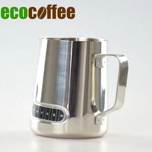 600 ml In Acciaio Inox Schiumare Brocca di Latte Brocca con Integrato Termometro per il Caffè, Cappuccino, Caffè Espresso, latte Art - Product Image 5