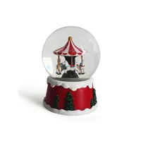 Decoraciones personalizadas para niños, carrusel 3D, globo de agua, globos de nieve