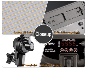 tolifo luz <span class=keywords><strong>fotografía</strong></span> por mayor kit video led Studio luz incorporada 2.4g control remoto inalámbrico para YouTube al aire libre - Product Image 1