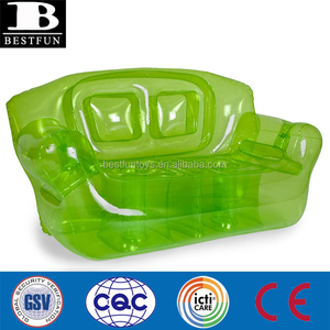 Divano gonfiabile in PVC di alta qualità divano gonfiabile in <span class=keywords><strong>plastica</strong></span> trasparente durevole divano gonfiabile portatile pieghevole - Product Image 4