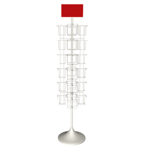 Floor standing magazine comic book rotating display stands rack shelf